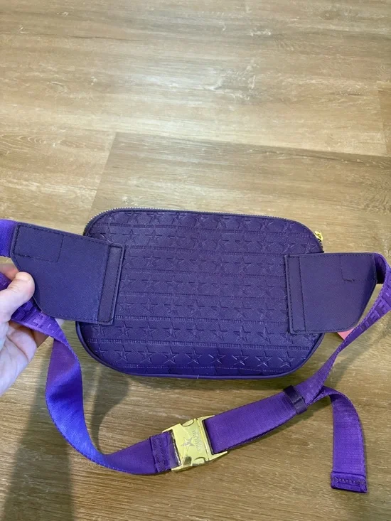 Jeffree Star Purple Crossbody Bag with Gold Star Accent - Picture 2 of 5